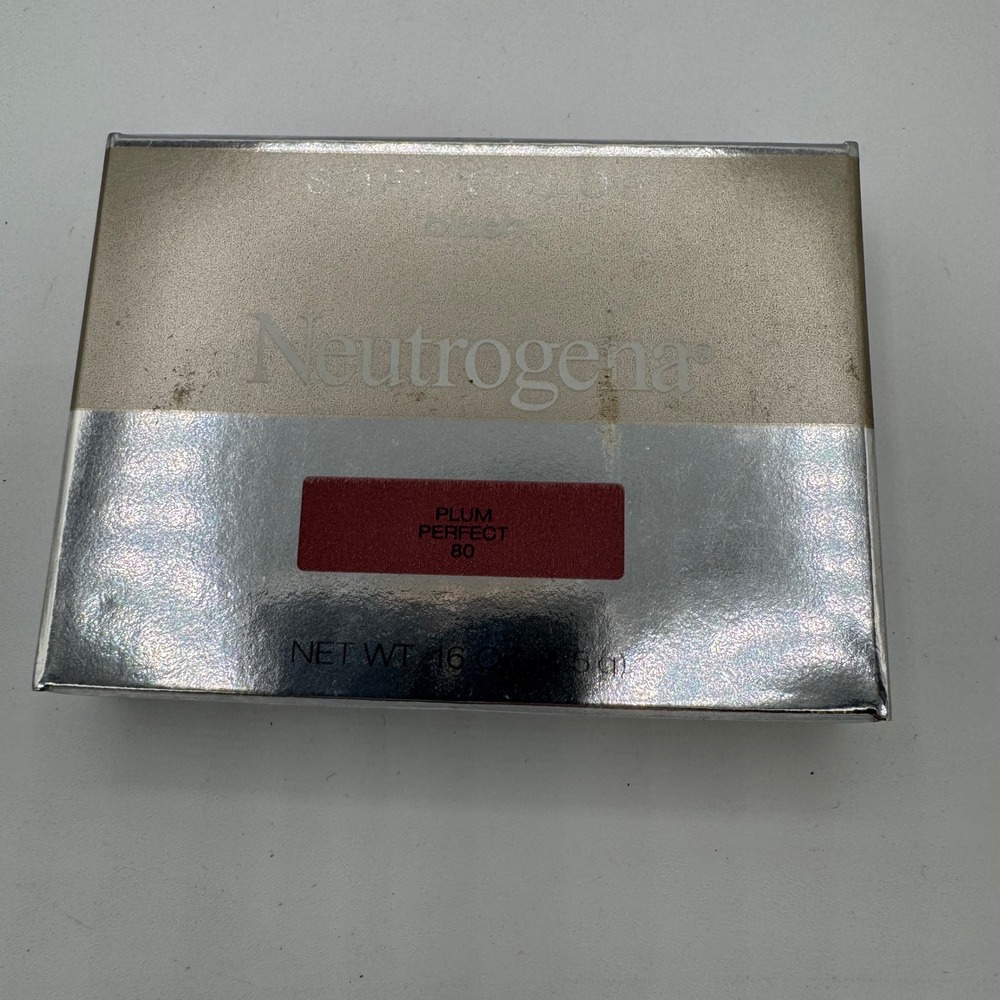 Neutrogena Soft Color Blush Plum Perfect 80 Sheer Powder Makeup 0.16oz New